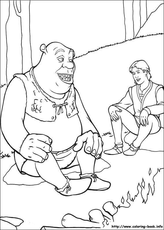 Shrek the Third coloring picture